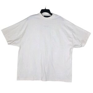 Essentials Fear Of God T Shirt Mens S Fits XL Relaxed Boxy Cream Beige SS